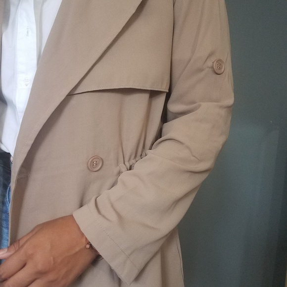 PARDON MY TRENCH JACKET IN TAUPE - Picture 5 of 8